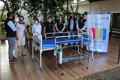 Rotary Clube de Laranjeiras do Sul entrega uma sala de saÃºde para Casa de Repouso SÃ£o Francisco Xavier